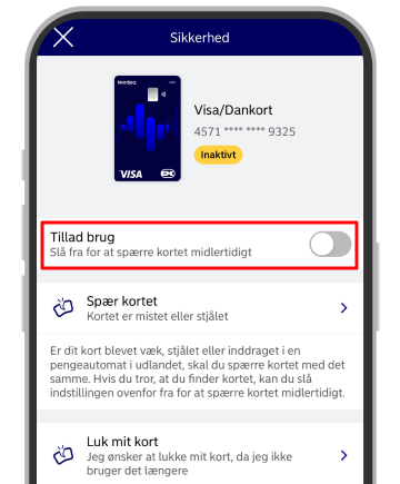 Midlertidig spærring 1